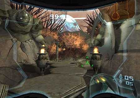 Metroid Prime 3 - buitenomgeving Metroid Prime 3 - buitenomgeving