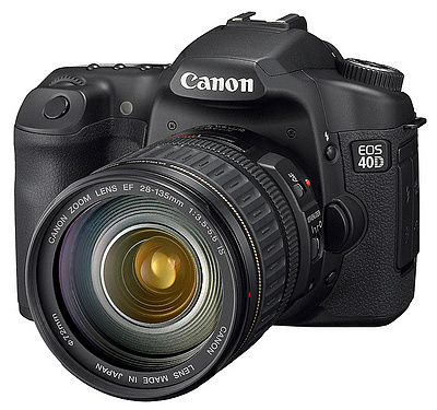 Canon EOS 40D - voorzijde