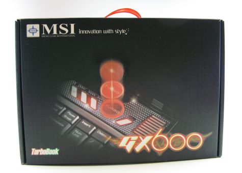 MSI GX600 verpakking MSI GX600 verpakking