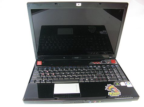 MSI GX600 Vooraanzicht MSI GX600 Vooraanzicht