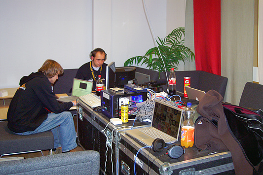 DreamHack 2007 - de nieuwe werkruimte