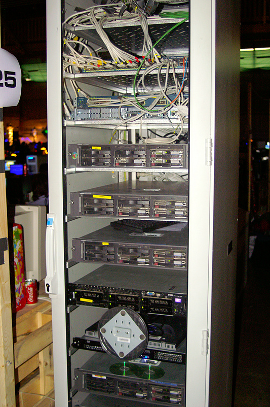 DreamHack 2007 - netwerkapparatuur