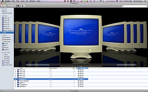 Easter-egg in MacOS X 10.5 virtualisatie - Windows blue screens Easter-egg in MacOS X 10.5 virtualisatie - Windows blue screens