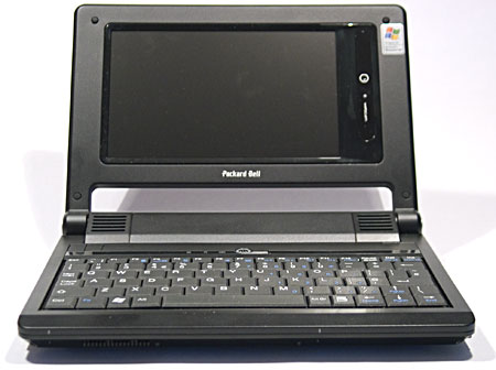 Packard Bell EasyNote XS opengeklapt