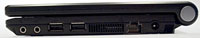 Packard Bell EasyNote XS rechterzijkant