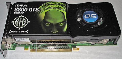 BFGTech GeForce 8800GTS OC 512MB