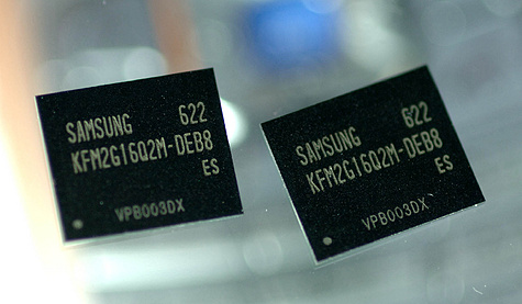 Geheugenchips van Samsung