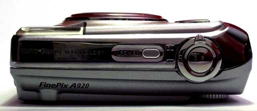 FujiFilm A920 Bovenkant