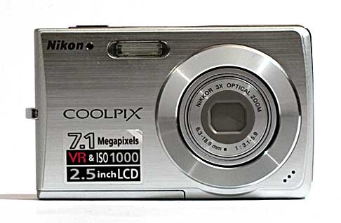 Nikon S200 Voorkant Nikon Coolpix S200 Voorkant