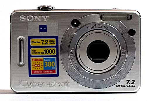 Sony Cybershot W55 Voorkant Sony Cybershot W55 Voorkant