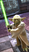 Yoda in Soul Calibur IV voor Xbox 360 verschijnen zal!