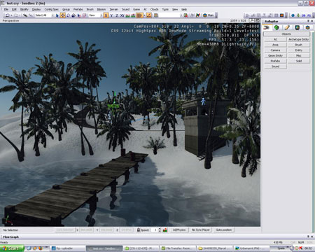 De Sandbox2 editor van Crysis