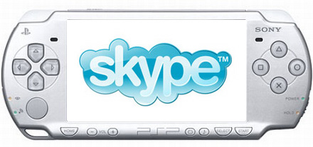 Skype op de Playstation Portable