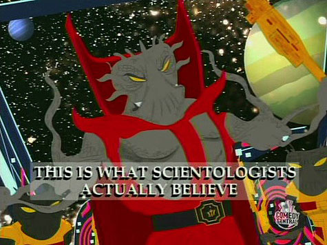 Scientology-spot in South Park Scientology-spot in South Park
