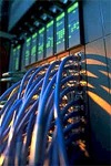 Netwerkkabels met server