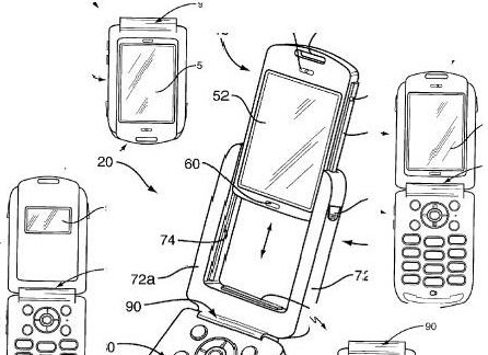 Sony Ericsson clamshell-mobiel met verwijderbaar scherm