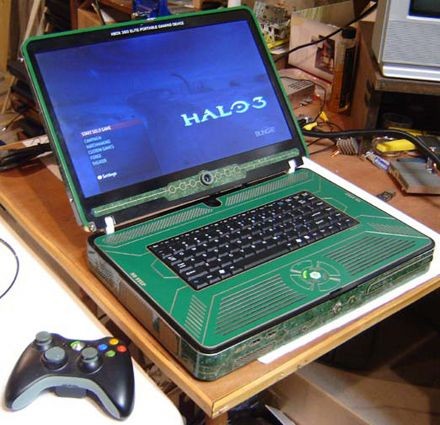 Xbox 360 Elite laptop