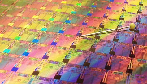 Intel Penryn wafer Intel Penryn wafer