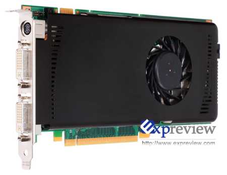 Nvidia 9600GT (watermerk Expreview)