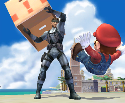 Super Smash Bros. Brawl - Snake vs Mario