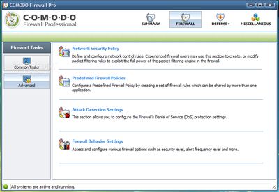 Comodo Firewall Pro 3.0 - 400px