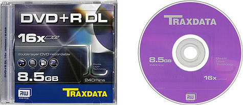 Traxdata 16x DVD+R DL