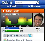 Xobni in Outlook