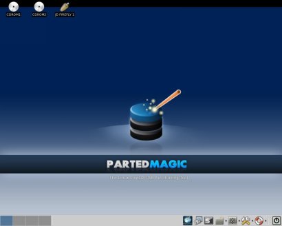 Parted Magic screenshot (410 pix)