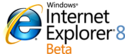 Internet Explorer 8 beta logo