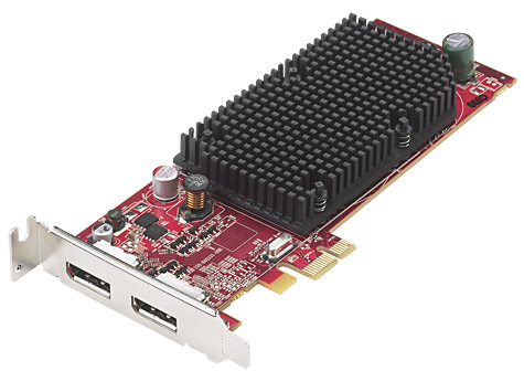 AMD ATI FireMV 2260 met twee displayports