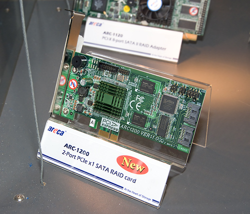 Cebit 2008: Areca ARC-1200 Cebit 2008: Areca ARC-1200