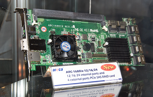Cebit 2008: Areca ARC-1680ix Cebit 2008: Areca ARC-1680ix