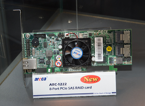 Cebit 2008: Areca ARC-1222 Cebit 2008: Areca ARC-1222