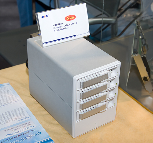 Cebit 2008: Areca ARC-5020 box Cebit 2008: Areca ARC-5020 box