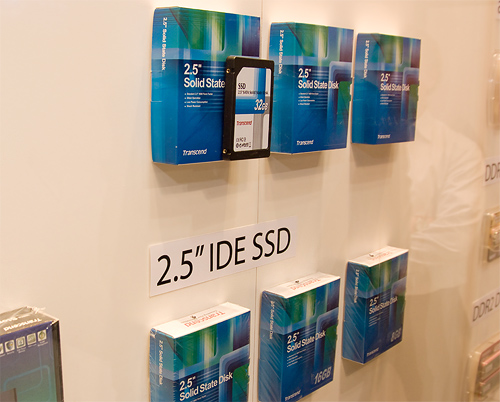 Cebit 2008: Transcend ssd's Cebit 2008: Transcend ssd's