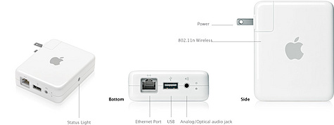 Apple Airport Express met 802.11n Apple Airport Express met 802.11n