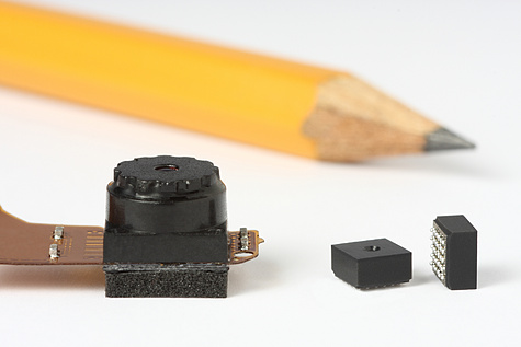 Wafer-level camera - zij-aanzicht