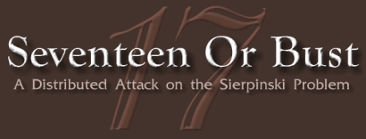 Seventeen or Bust logo