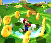 Mario met muntjes
