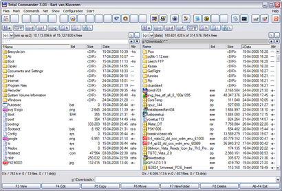 Total Commander 7.03 screenshot (410 pix)