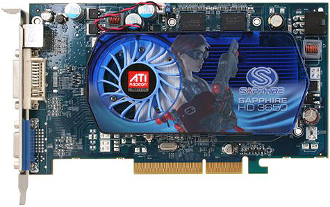 Sapphire Radeon HD3650 met agp-interface