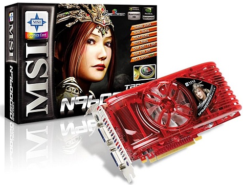 MSI Geforce 9600GSO 768MB
