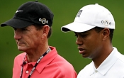 Tiger Woods en coach Hank Haney