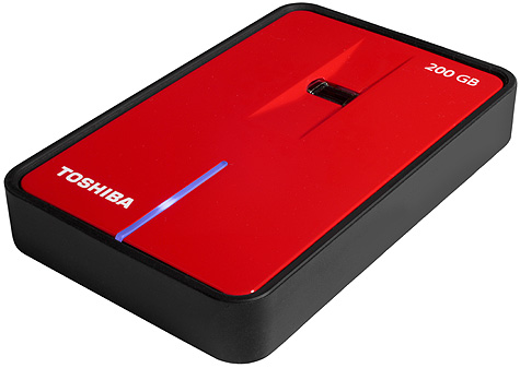 Toshiba Secured portable harddisk 200GB