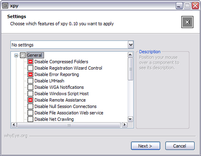 xpy 0.10 screenshot (410 pix)