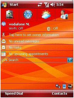 E-ten M810 instellingenmenu E-ten M810 instellingenmenu