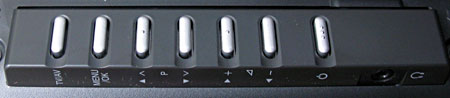 JVC LT42V80BU Knoppen zijkant