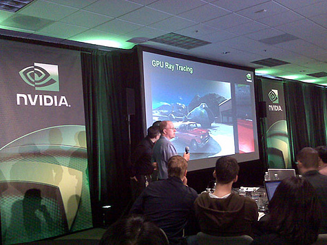 Nvidia toont ray-tracing Nvidia toont ray-tracing