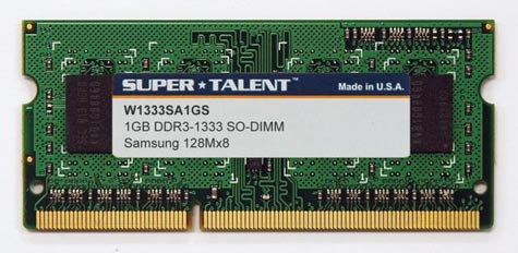 Super Talent ddr3-laptopgeheugen