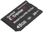 SanDisk Extreme III Memory Stick PRO-HG Duo